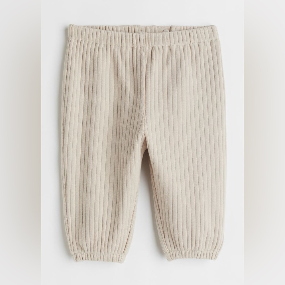 NWT H&M Baby Ribbed Pants Size 6 months